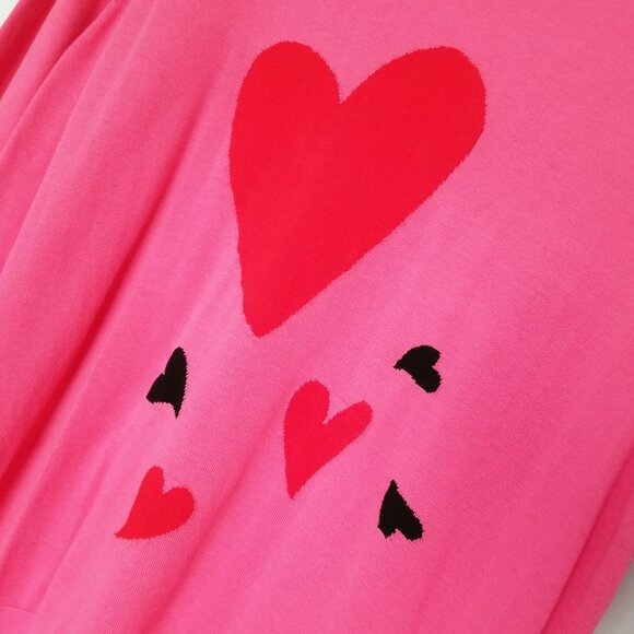 Chico’s Big Heart Pink Pullover Sweater Lightweight Jumper Plus Size XXL $90 - Picture 9 of 16